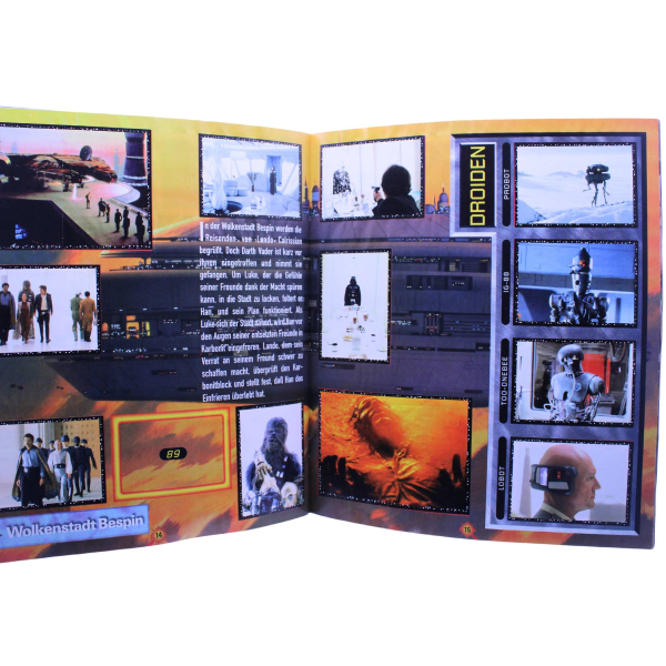 Star Wars Trilogie Sticker Album 1997 | Panini | 90 % voll